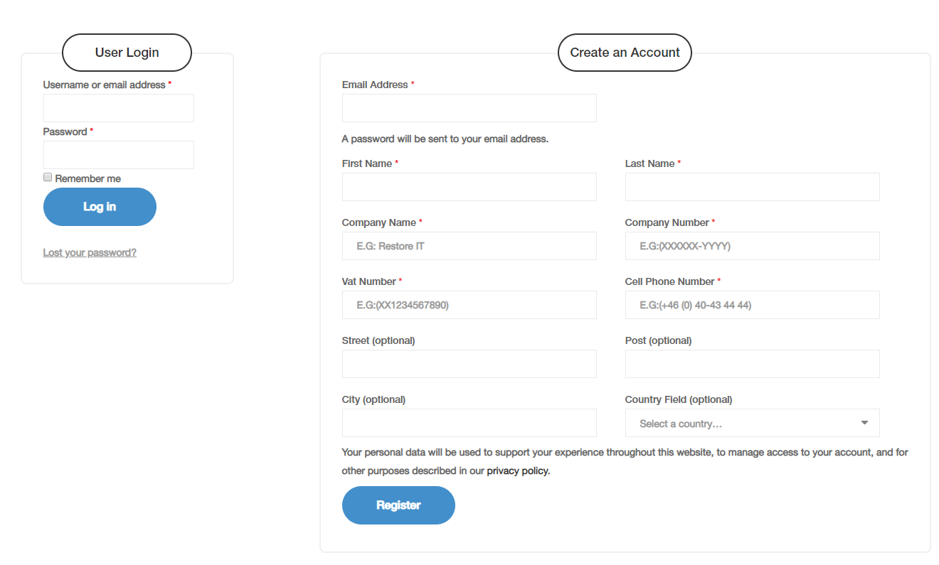 Add Custom WooCommerce Registration Fields in My Account Page