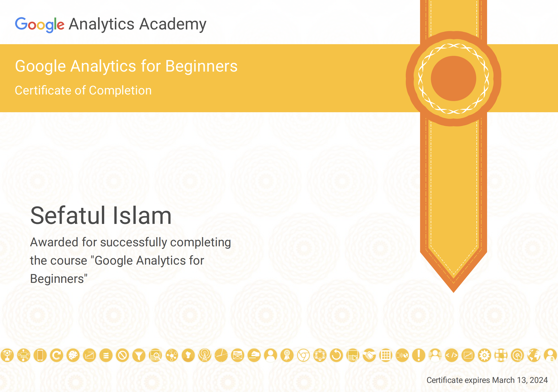 Sefatul Islam Google Certified