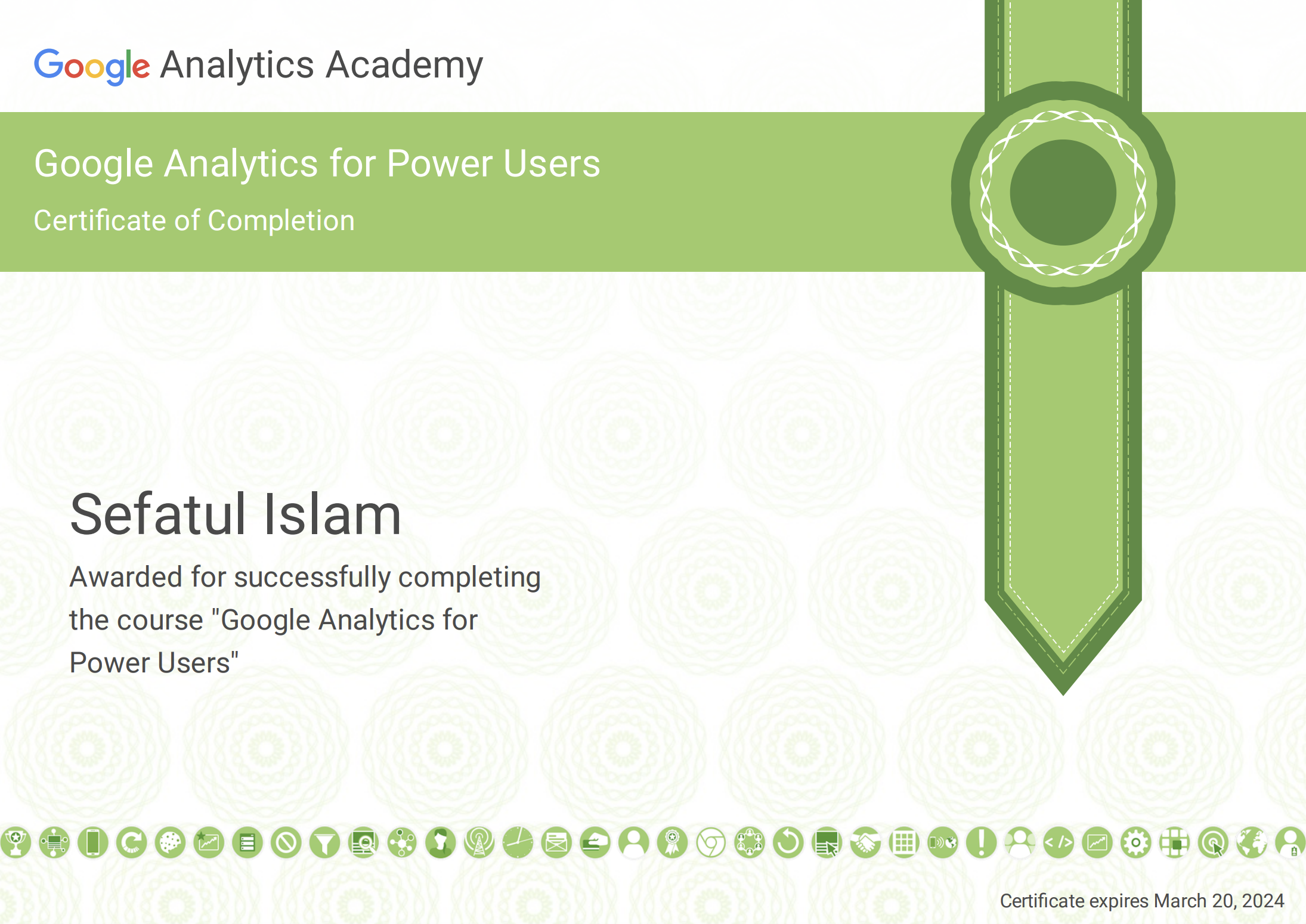 Sefatul Islam Google Certified