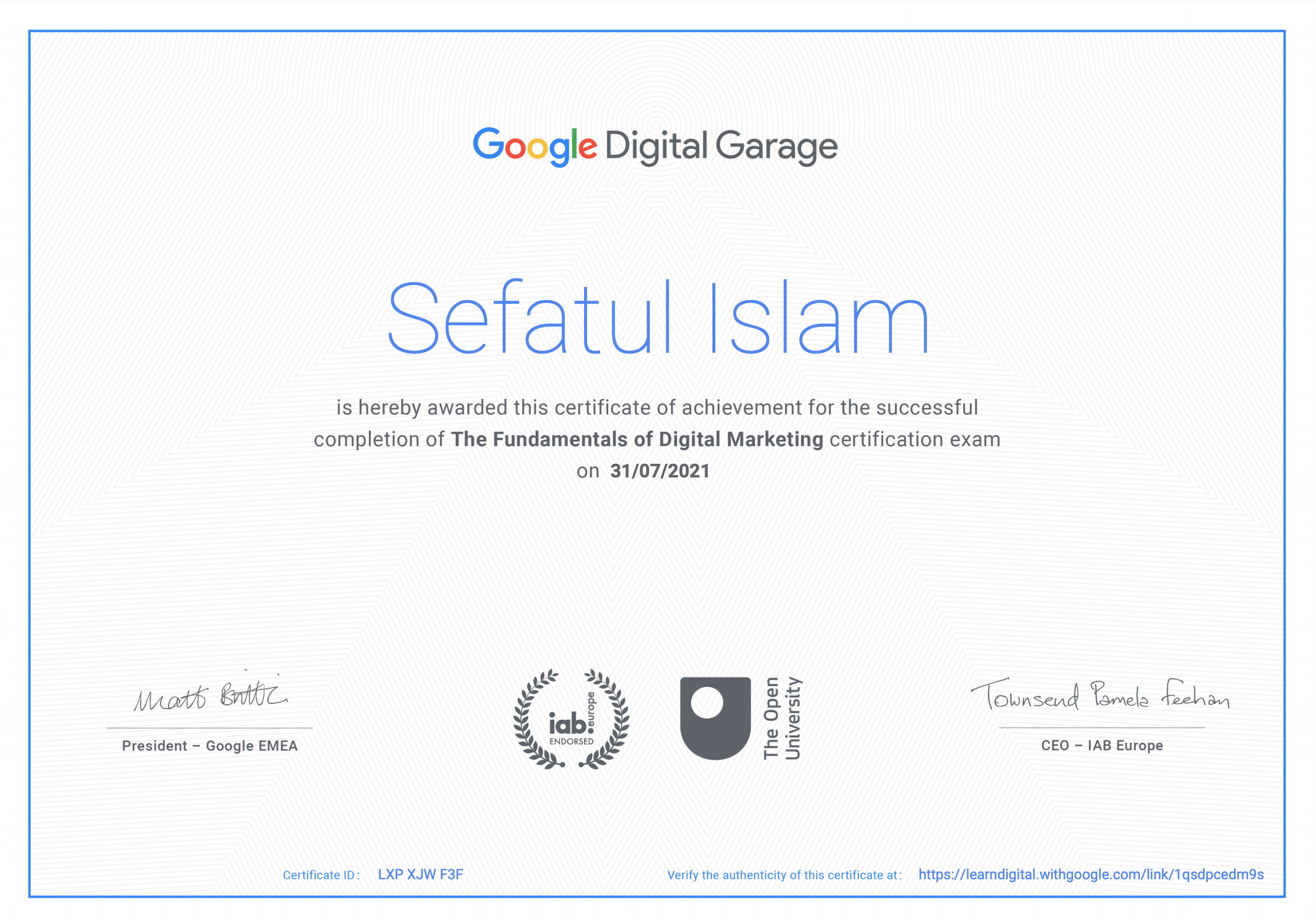 Sefatul Islam Digital Garaz